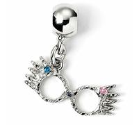 HARRY POTTER Charm ufficiale Luna, Medio, Placcato argento, Nessuna pietra preziosa