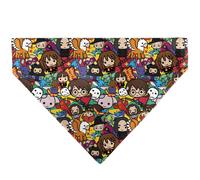 Harry Potter Chibi Charm Characters Stacked Slip On Collar Bandana Only