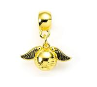 Harry Potter Ciondolo a forma di boccino d'oro, taglia unica, in lega di zinco, 93% zinco + 3% rame + 4% alluminio, senza pietre preziose, One Size, Lega di zinco: 93% zinco + 3% rame + 4% alluminio,