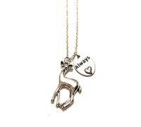 Harry Potter Collana Cerva Always Patronus Piton Patronum Metallo Nichel Free