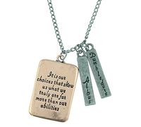 Harry Potter Collana con citazione Albus Silente, Metallo