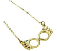 Harry Potter Collana ufficiale Luna Lovegood color oro, Misura unica, Zinco, Nessuna pietra preziosa