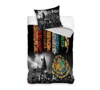 Harry Potter - Copripiumino con federa 140 x 200 cm + 70 x 90 cm, double-face, in cotone