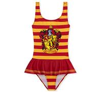 Harry Potter Costume da Bagno Costume Intero 7-14 Anni Costume Piscina Bambina e Ragazza Costume Bambina Mare Hogwarts Grifondoro Regali Ragazza (Rosso Grifondoro, 9-10 Anni)