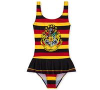 Harry Potter Costume da Bagno Costume Intero 7-14 Anni Costume Piscina Bambina e Ragazza Costume Bambina Mare Hogwarts Grifondoro Regali Ragazza (Rosso/Dorato Hogwarts, 9-10 Anni)