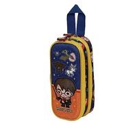 Harry Potter Crest-Astuccio 3D Doppio, Arancione, 22 x 9.5 cm