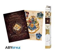 Harry Potter Crest & Marauders Poster 52x38 Cm Abystyle