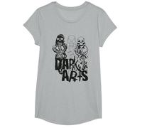 Harry Potter Dark Arts Marks Maglietta, Ragazze, Grigio Melange, XS