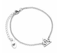 Harry Potter - Sterling Silver Deathly Hallows Charm Bracelet NUOVO