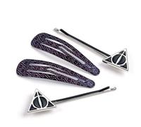 Harry Potter - Deathly Hallows Hair Clip Set NUOVO