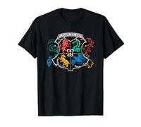 Harry Potter Doodle Hogwarts Emblem Maglietta