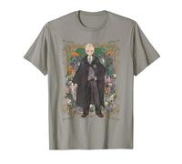 Harry Potter Draco Garden of Spells Maglietta, Uomo, Ardesia, 3XL