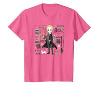 Harry Potter Draco Malfoy Features Maglietta, Bambini, Rosa mélange, 4 Anni
