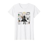 Harry Potter Draco Malfoy Features Maglietta, Donna, Bianco, S