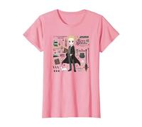 Harry Potter Draco Malfoy Features Maglietta, Donna, Rosa, 3XL