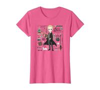Harry Potter Draco Malfoy Features Maglietta, Donna, Rosa mélange, XXL