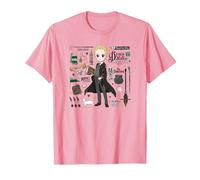 Harry Potter Draco Malfoy Features Maglietta, Uomo, Rosa, XXL