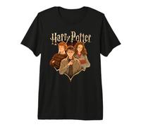 Harry Potter Drawn Style Group Maglietta Premium