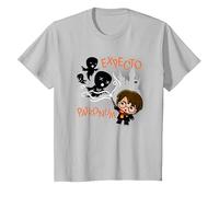 Harry Potter Expecto Patronum Maglietta, Bambini, Argento, 2 Anni