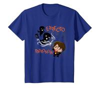Harry Potter Expecto Patronum Maglietta, Bambini, Blu Reale, 12 Anni