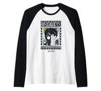 Harry Potter Face Maglia con Maniche Raglan