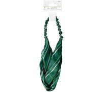 Harry Potter - Fascia per capelli Serpeverde - Accessorio per capelli, moda - Capelli corti, lunghi - Materiale confortevole - Tenuta senza tirare - Stemma ufficiale della Casa Serpeverde di Hogwarts