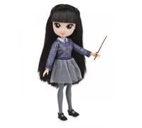 wizarding world, bambola articolata di luna lovegood da 20cm, con bacchetta e divisa di hogwarts