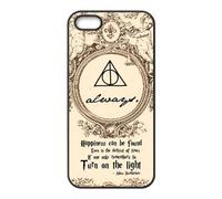 Harry Potter Fashion Super Fit iPhone 5/5s Case Pattern Design Solid Rubber Customized Cover Case for iPhone 5 5s 5s-linda1355