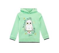 Harry Potter Felpa Bambina | Felpe con Cappuccio Hedwig | Hoodie per Bambini Verde 5-6 Anni