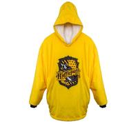 Harry Potter: felpa con cappuccio oversize Tassorosso Giallo, Giallo, Taglia unica
