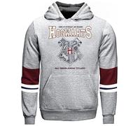 Harry Potter - Felpa con stemma di Hogwarts Grigio 14 anni, Grigio, 14_15_years