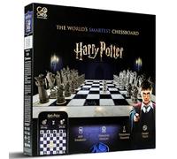 Harry Potter Gioco di scacchi elettronico GoChess Mini Wizard Set di scacchi luminosi per bambini e adulti, tutti i livelli, con app online, perfetto per gli appassionati di Harry Potter