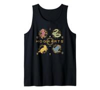 Harry Potter Gold Spark Hogwarts Emblem Canotta