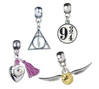 The Carat Shop Set ciondoli Harry Potter – 4 pezzi placcati argento – Rosa
