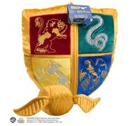 Harry Potter Cushion with Plush Figure Quidditch Crest & Golden Snitch