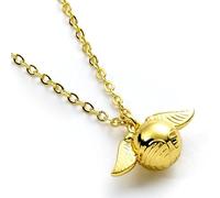 Harry Potter Golden Snitch Donna Collana Dorato Lega di Zinco