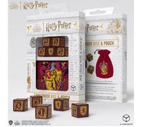 Harry Potter Griffondoro Dadi & Sacchetto Set Magia Mago Ruolo Giochi Q-Workshop