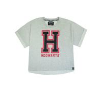 Harry Potter Grigio Hogwarts Alumni Text Print T-shirt corta a maniche corte Don