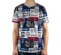 Harry Potter Grigio Hogwarts Houses T-shirt a maniche corte Uomini