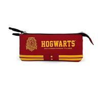 Harry Potter Gryffindor-Astuccio Triplo FAN, Rosso, 23 x 11 cm