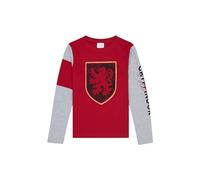 Harry Potter Gryfondor - Maglietta a maniche lunghe per bambini, colore rosso, Colore: rosso, 146-152 cm