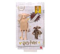 Mattel Personaggio Dobby L'Elfo Domestico Articolato da Collezione con Tunica e Calzino, Giocattolo per Bambini 6+Anni, Multicolore, GXW30