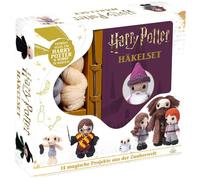 Harry Potter: Häkelset - 14 magische Projekte aus der Zauberwelt: Häkelset mit Buch - enthält alles um Harry Potter & Dobby zu häkeln (Häkelnadel, ... Füllmaterial, Sticknadel, Stickgarn)