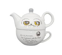 Half Moon Bay Set da tè in ceramica Harry Potter Hedwig – licenza ufficiale, motivo Gufo – per uno