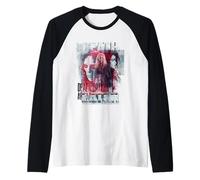Harry Potter Halloween Design Mangiamorte Maglia con Maniche Raglan