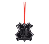 Harry Potter Hanging Tree Ornament Hogwarts Crest (Silver) 6 Cm Nemesis Now