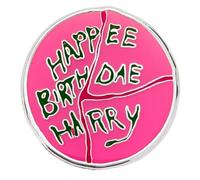 Harry Potter Happee Birthdae Harry Cake Pin Badge, Misura unica, Zinco, Nessuna pietra preziosa
