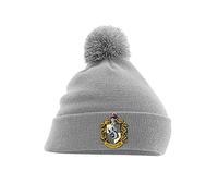 Harry Potter - Headwear (Unisex-) Hufflepuff Crest (Grey)