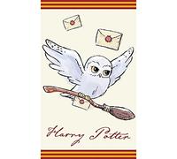 Harry Potter Hedwig HP213003-R - Asciugamano per bambini, 30 x 50 cm