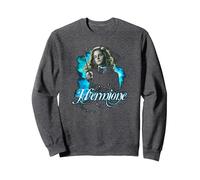 Harry Potter Hermione Ready Felpa, Unisex per Adulti, Grigio Scuro, S